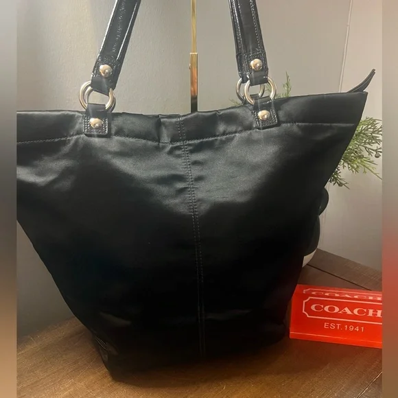Coach Poppy Holiday Rhinestone Tote - Picture 2 of 11
